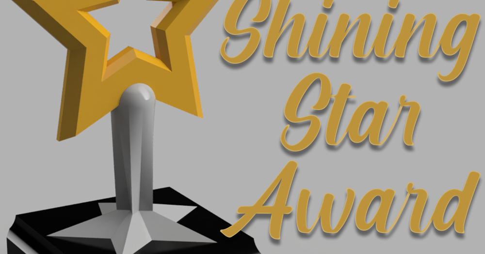 Shining Star Award by Gecko3D Download free STL model