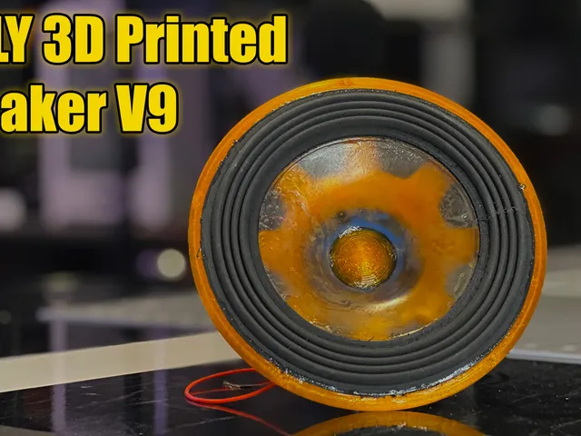 3D Printed Speaker V9