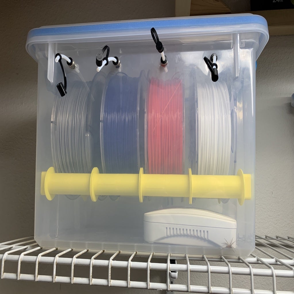 Sterilite 20qt Filament Dry Box v2 by Steve Download free STL model