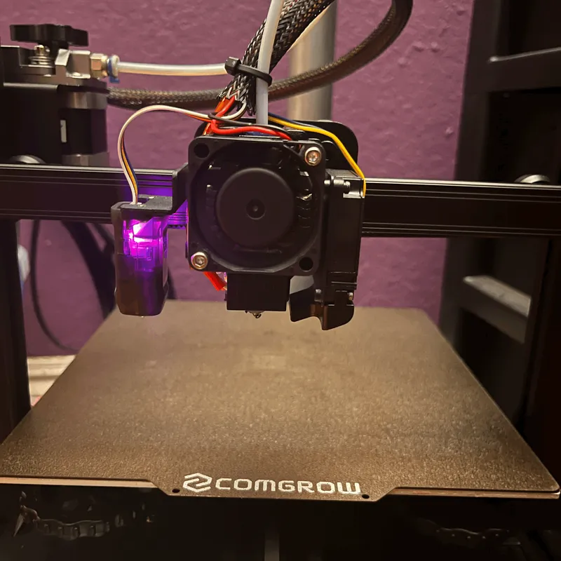 STL file Creality Ender 3 V2 Neo fan shroud upgrade 🧞‍♂️・3D