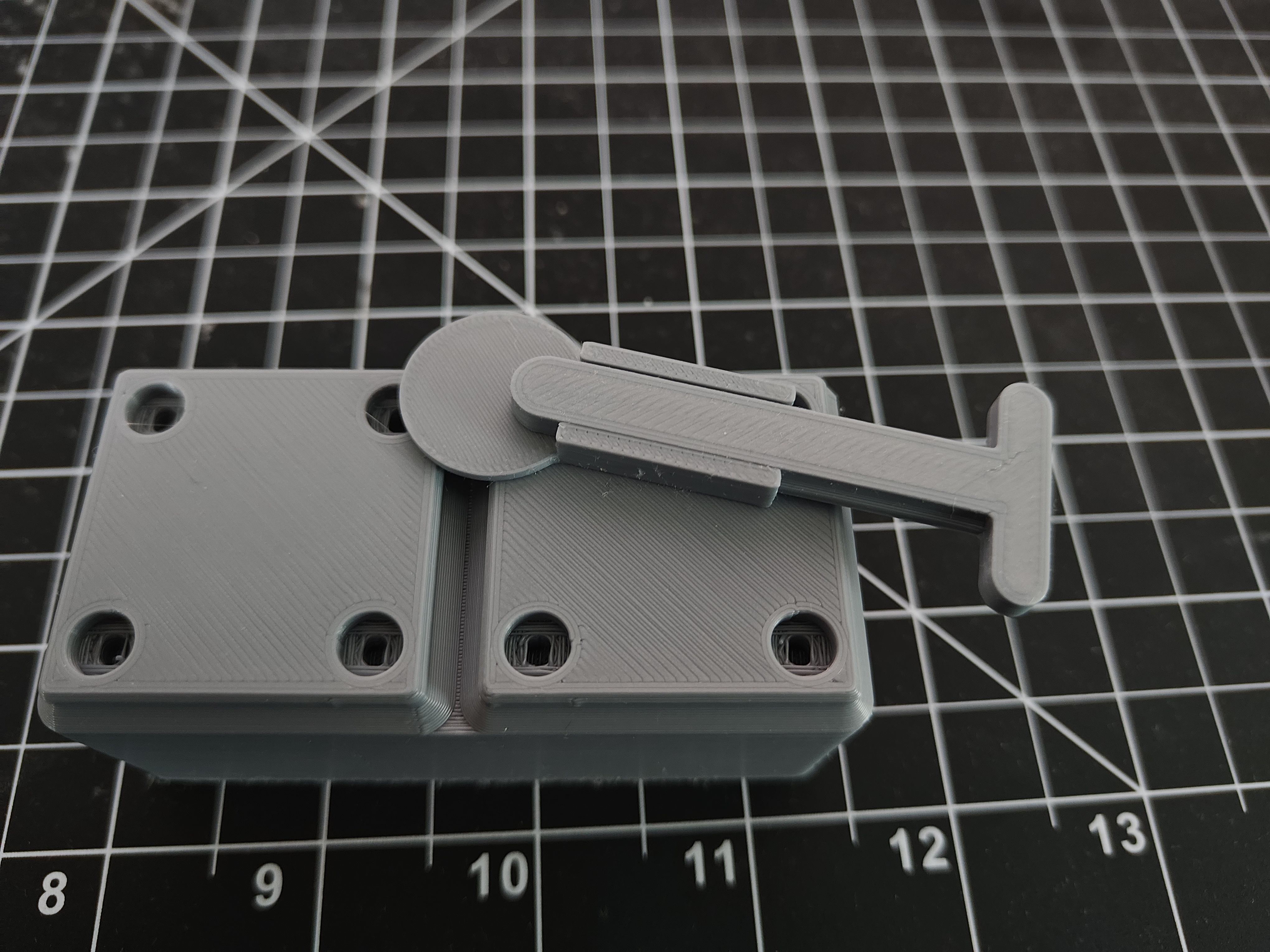 Overengineered Glue Jig for Gridfinity Magnets