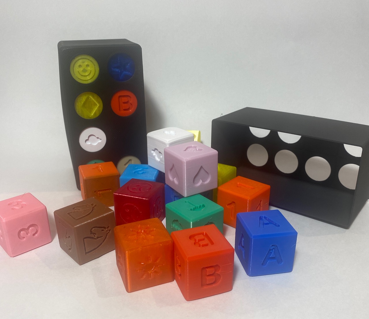 Customizable 1 inch Blocks with box