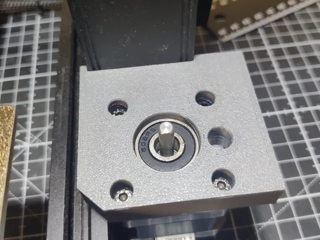 SV06 stiffer Z motor bracket upgrade with adjustment