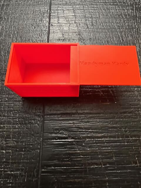 Business Card Sliding Open Box