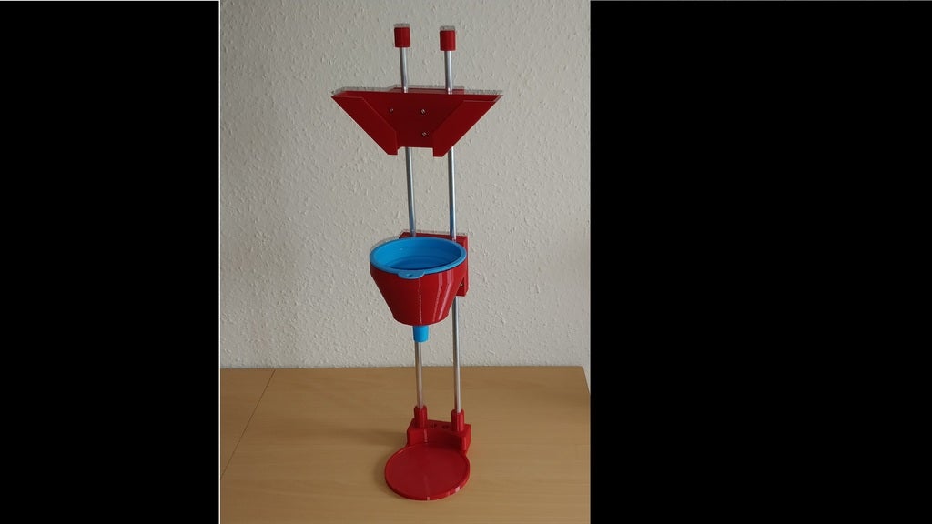 Funnel Holder for Silicone Funnel with Resin Vat Drip Stack