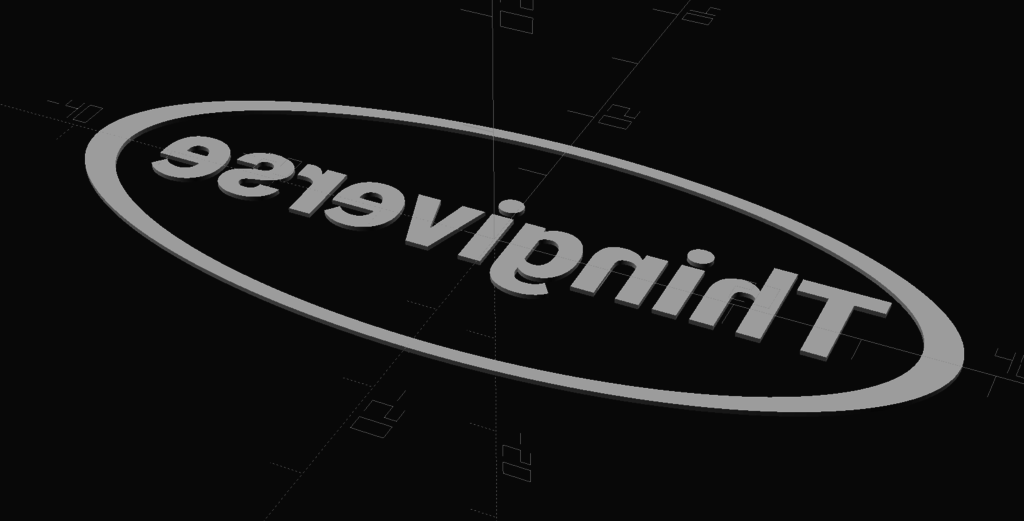 Miniatura 3 do modelo 3D Reverse Print Custom keychain