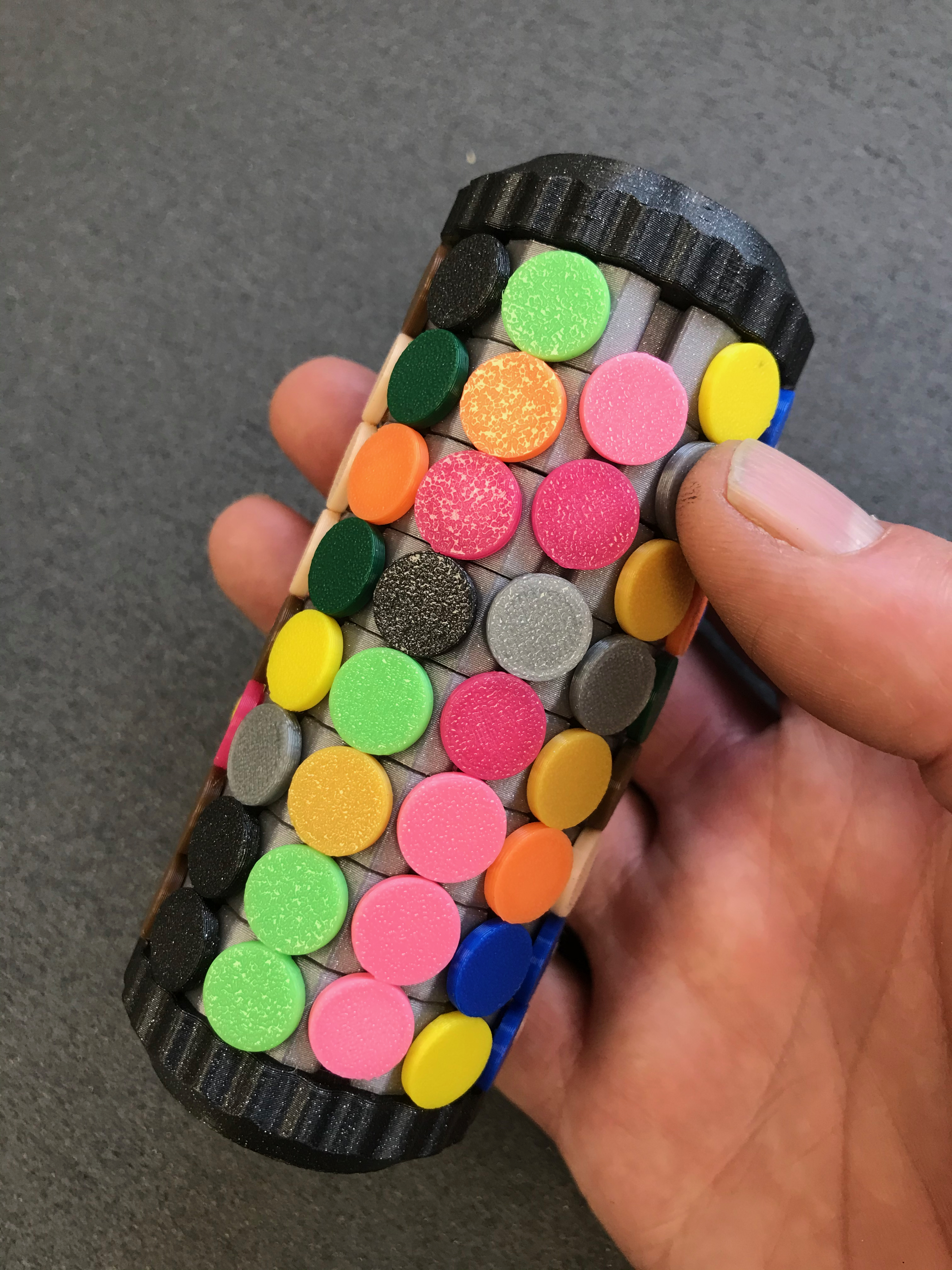 Rubik's Tube rotating puzzle