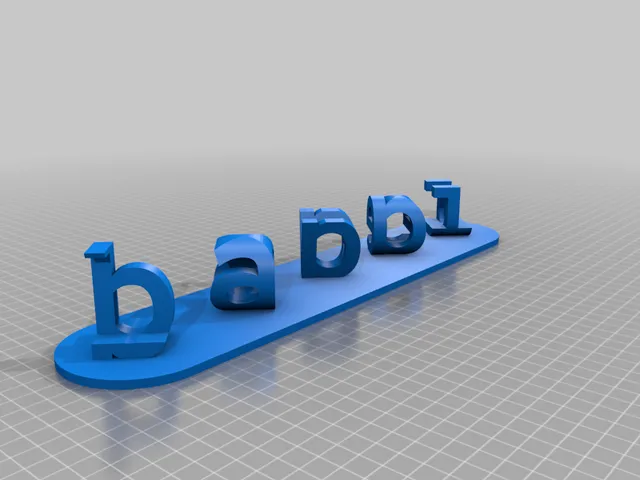 My Customized Triple Letter Blocks Illusion