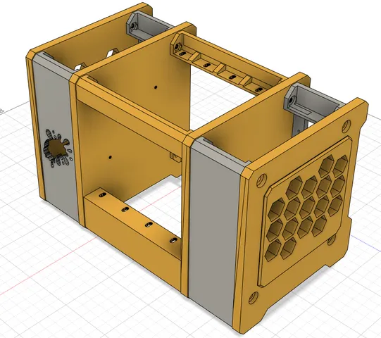 DIY 3D Printed 4Bay NAS