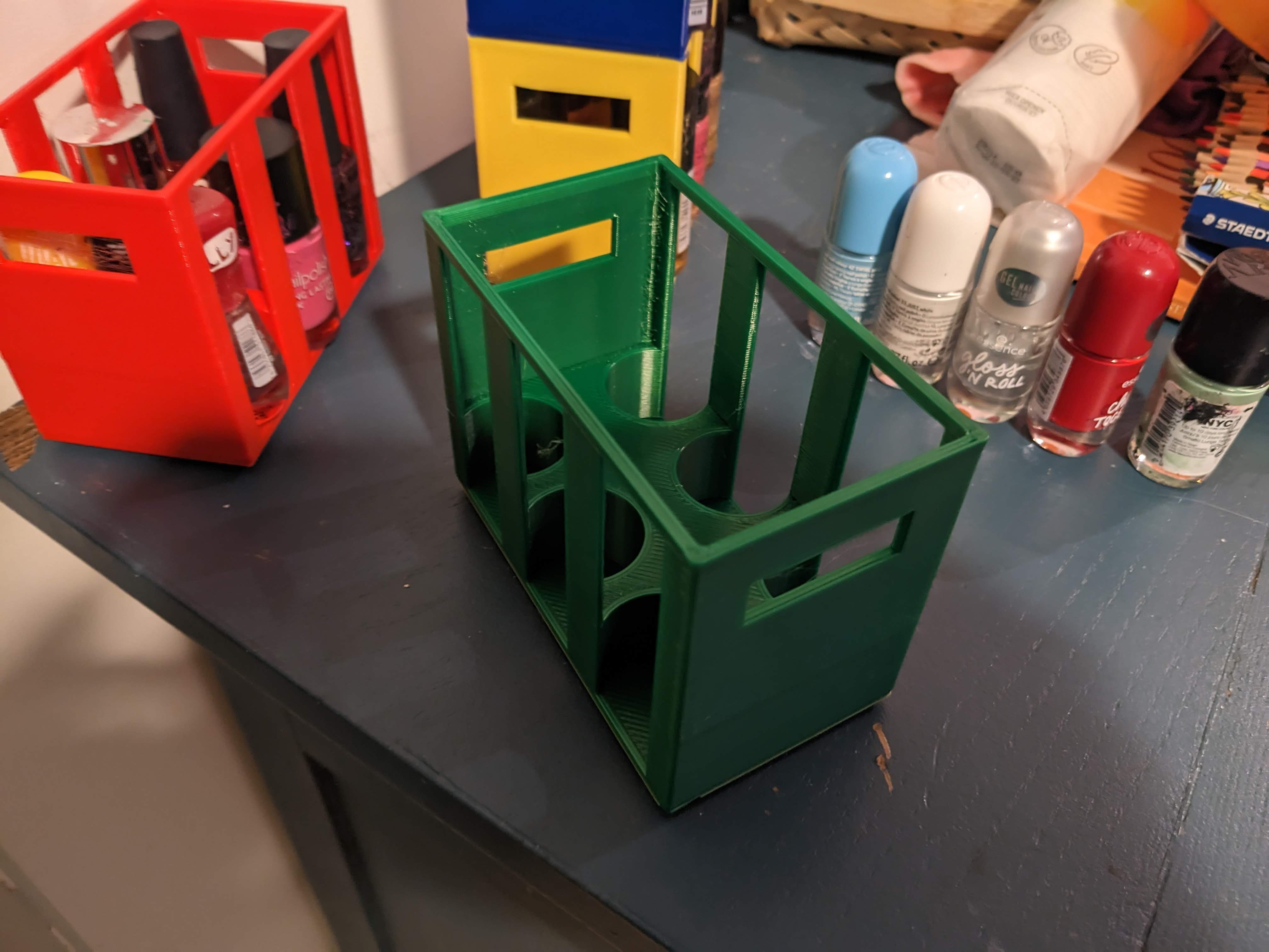 Miniatura 2 do modelo 3D Customizable Nailpolish Crates