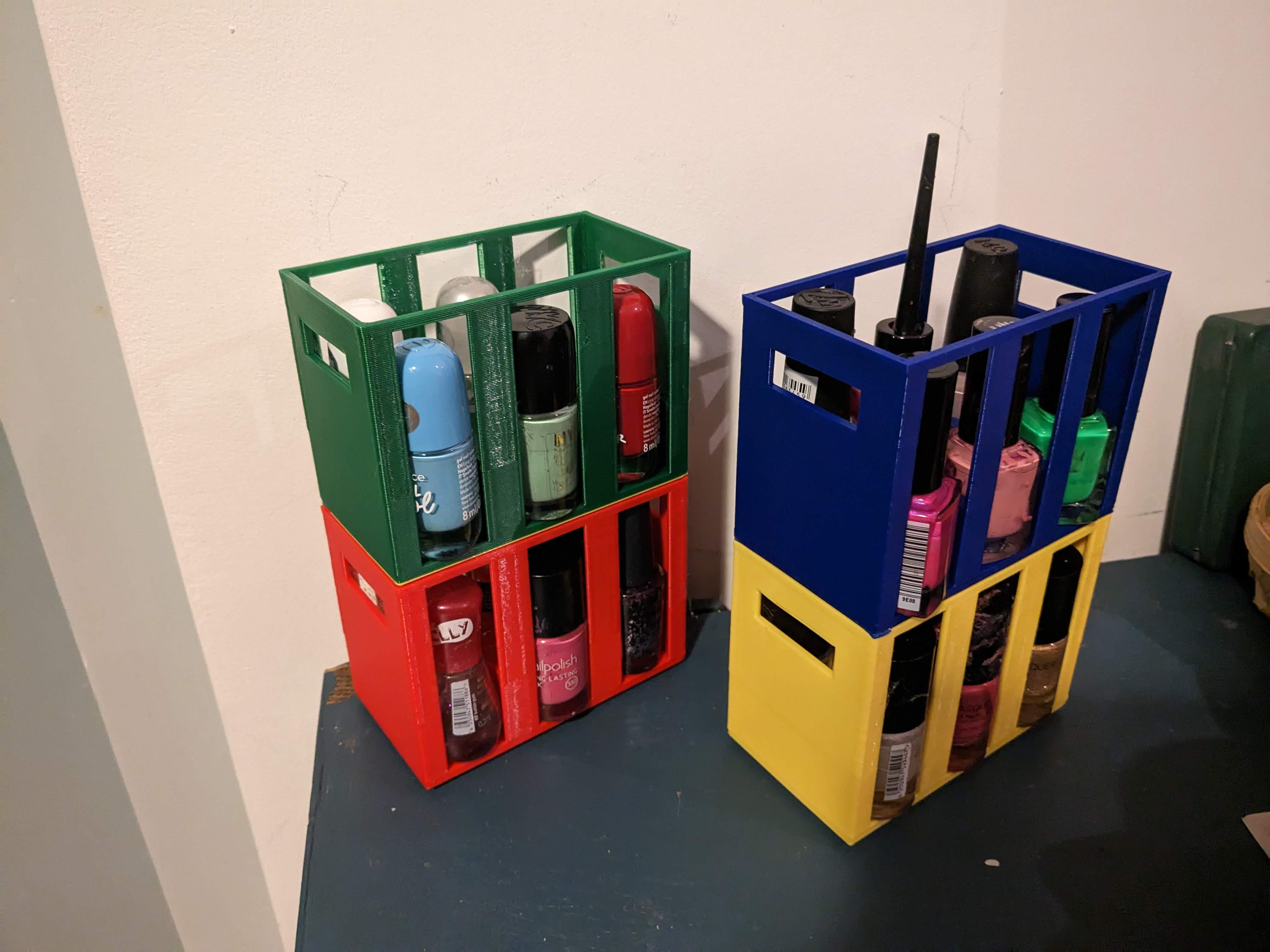 Customizable Nailpolish Crates