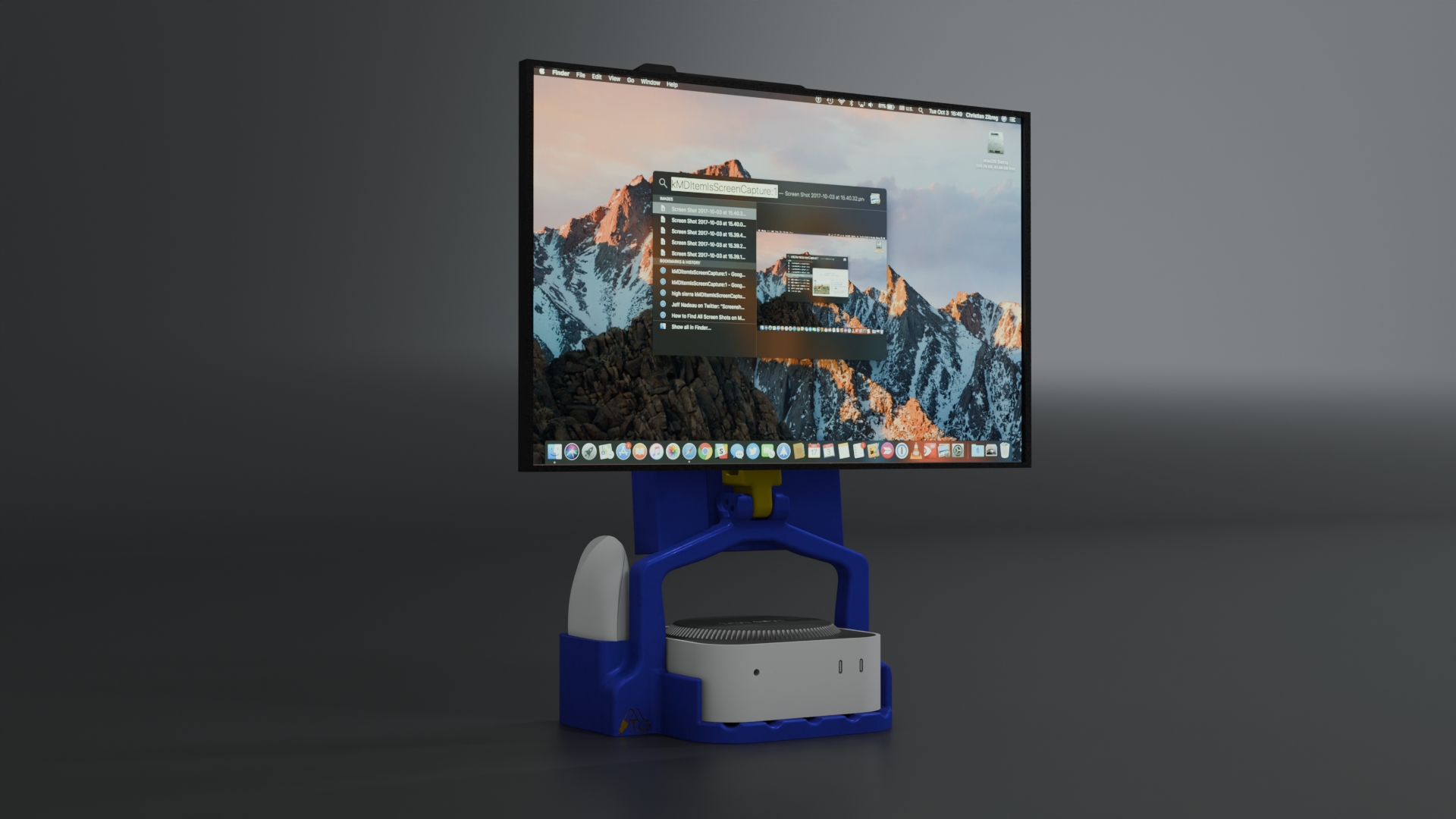 Mac Mini M4 mount 3 in 1