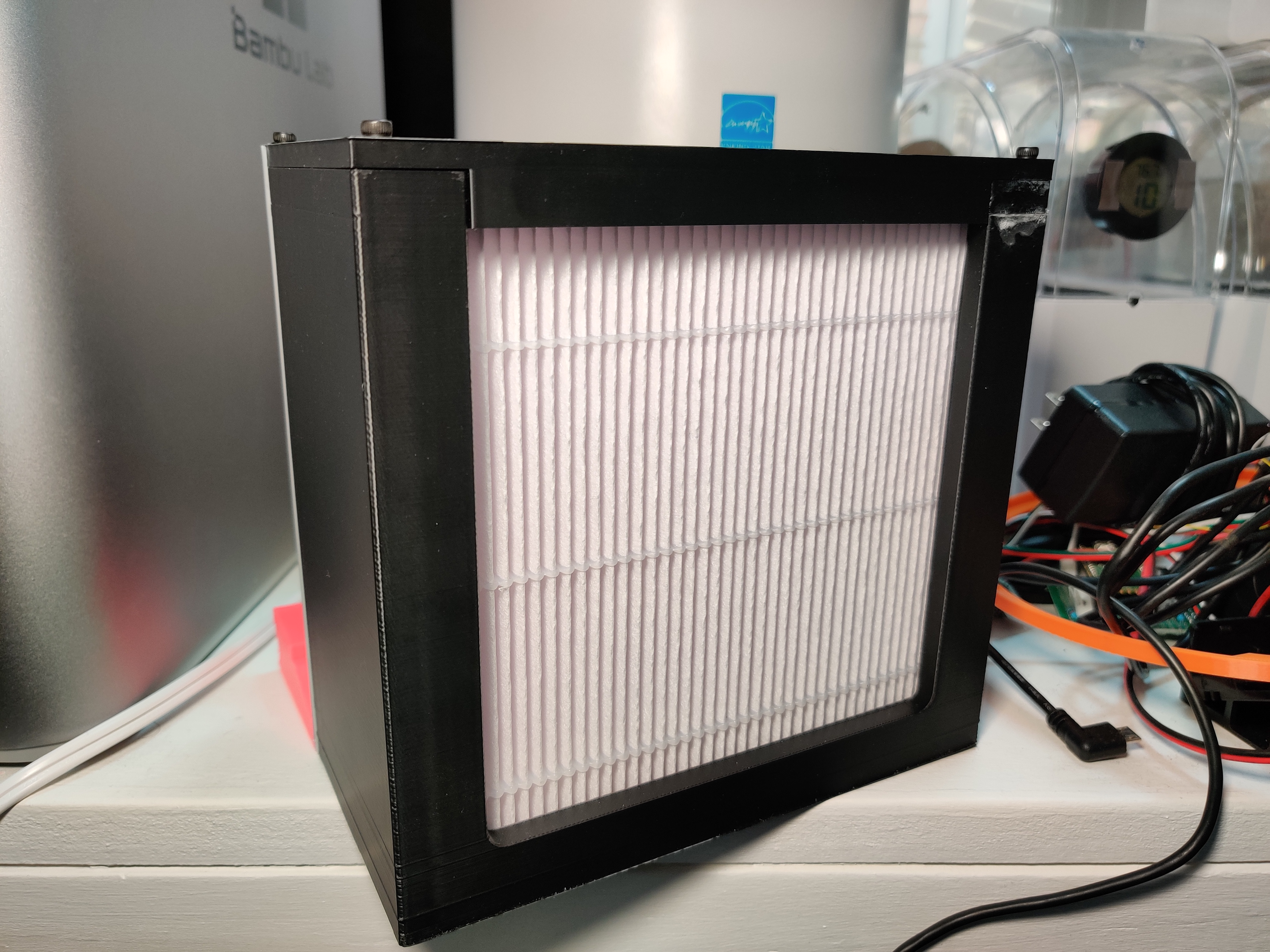 3D Printed HEPA/Activated Carbon ABS VOC Filter