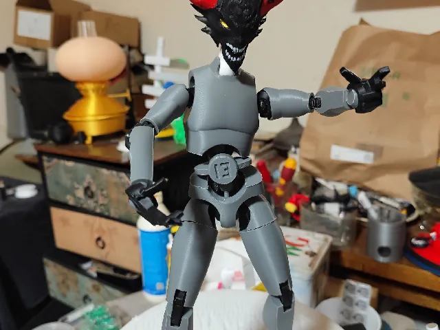 3 demon heads for carbon 13 Male action model