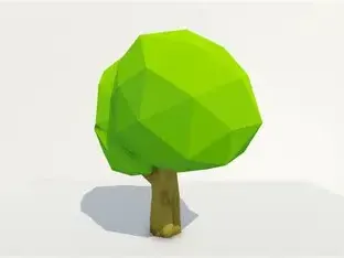 low polly tree