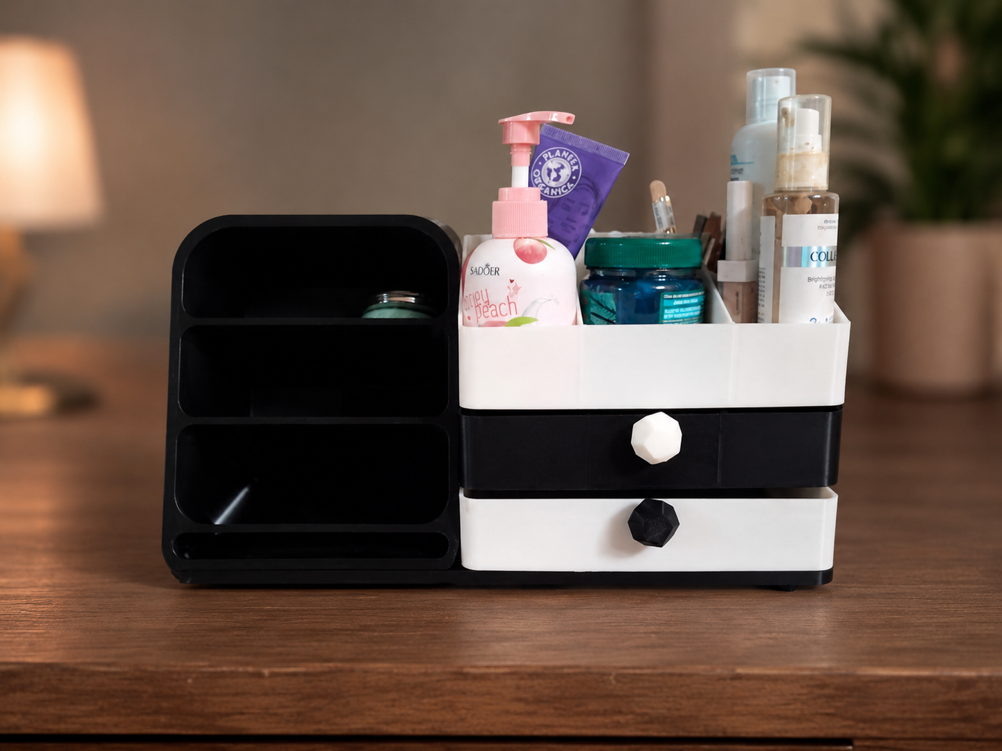 Modern Cosmetic Organizer Desk Storage