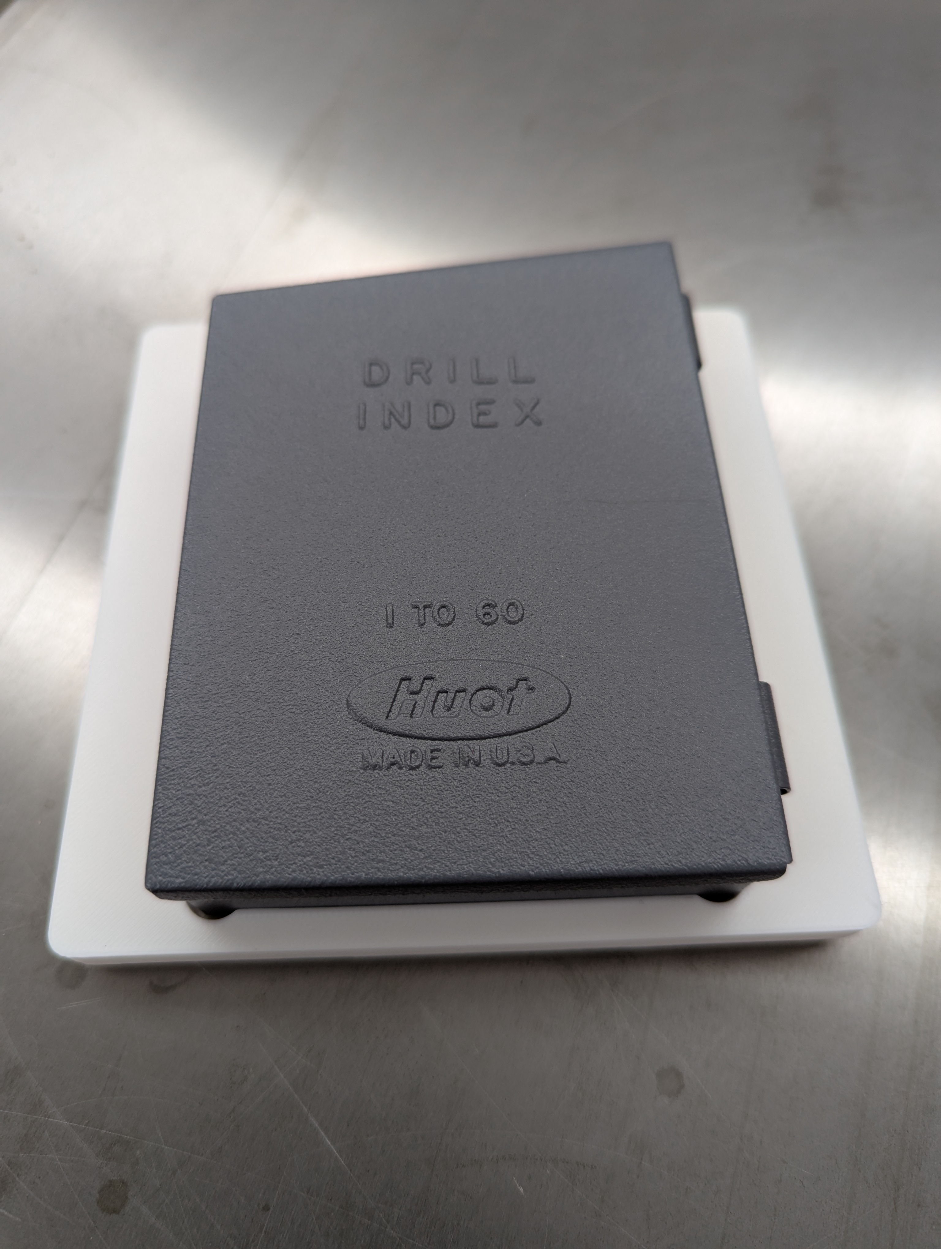Small Drill (#1-60)Index Holder for Gridfinity