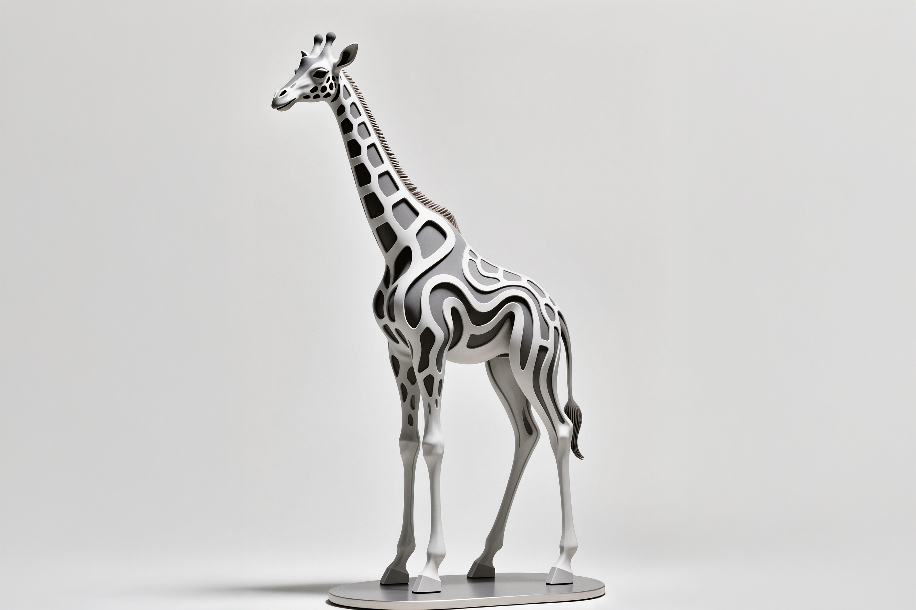 Giraffe Hexa, Sculpture