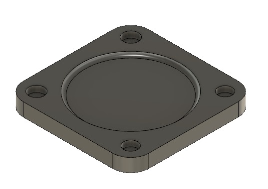 Coaster 3D Printed Mold (for recycling PLA waste)