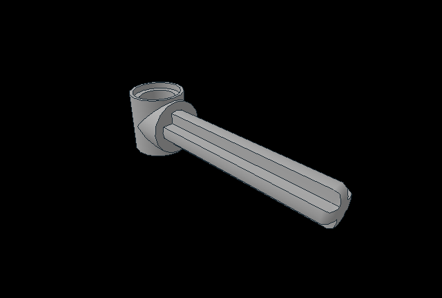 Lego Compatible 5713.dat - Technic, Axle and Pin Connector Hub with 3L Axle