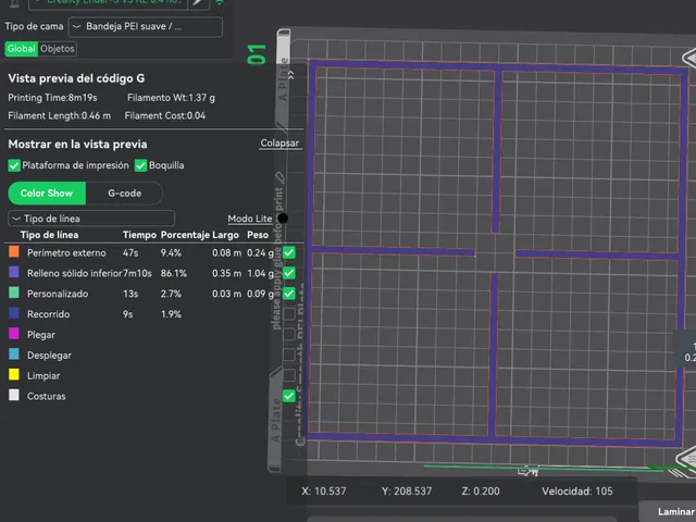 1.3g ultra flat level test