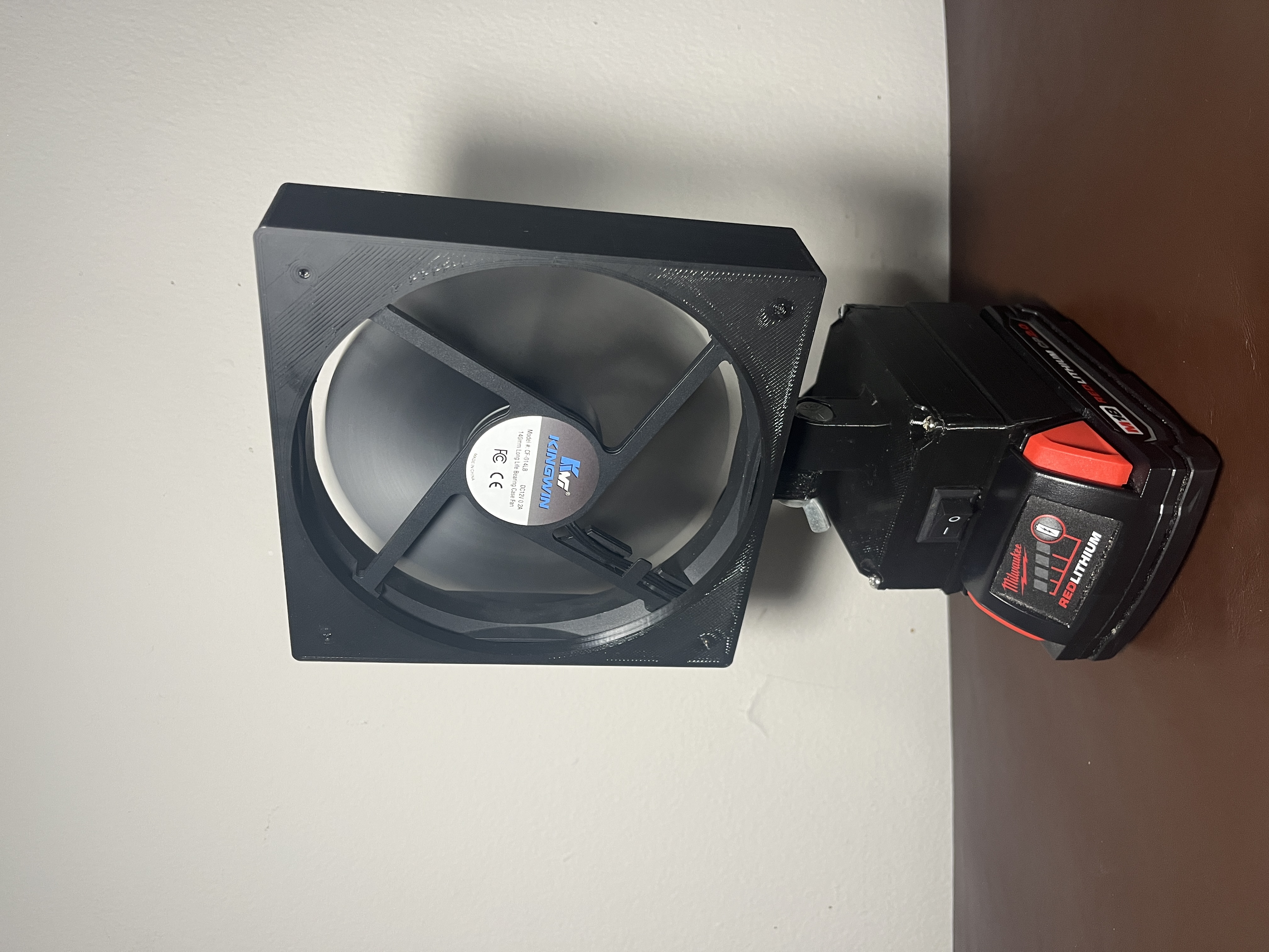 M18 Milwalkee Battery Soldering Fan - STL + STEP