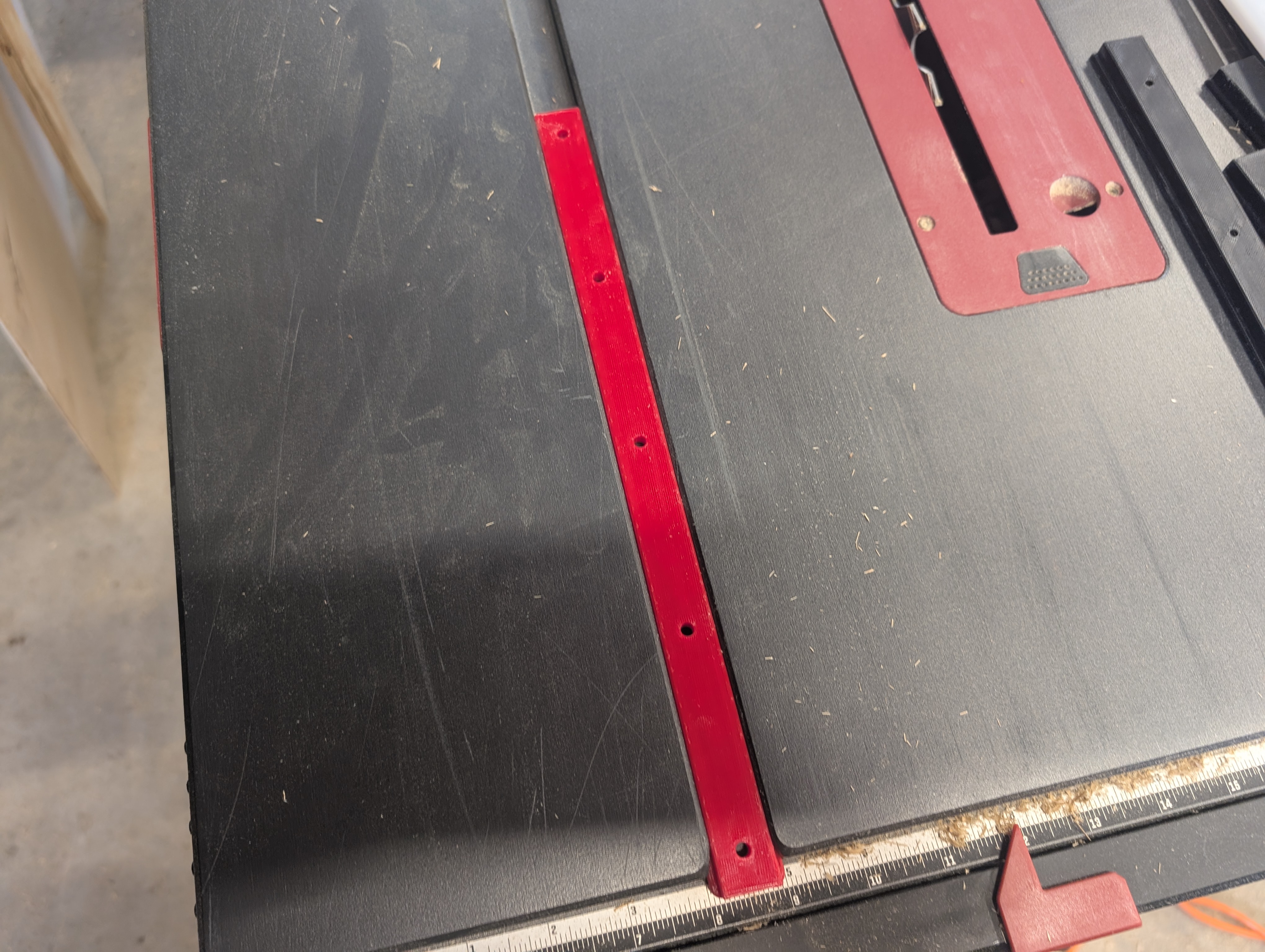 T-track inserts for Skil 10" Table Saw