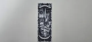 Cozy Christmas Hearth Bookmark
