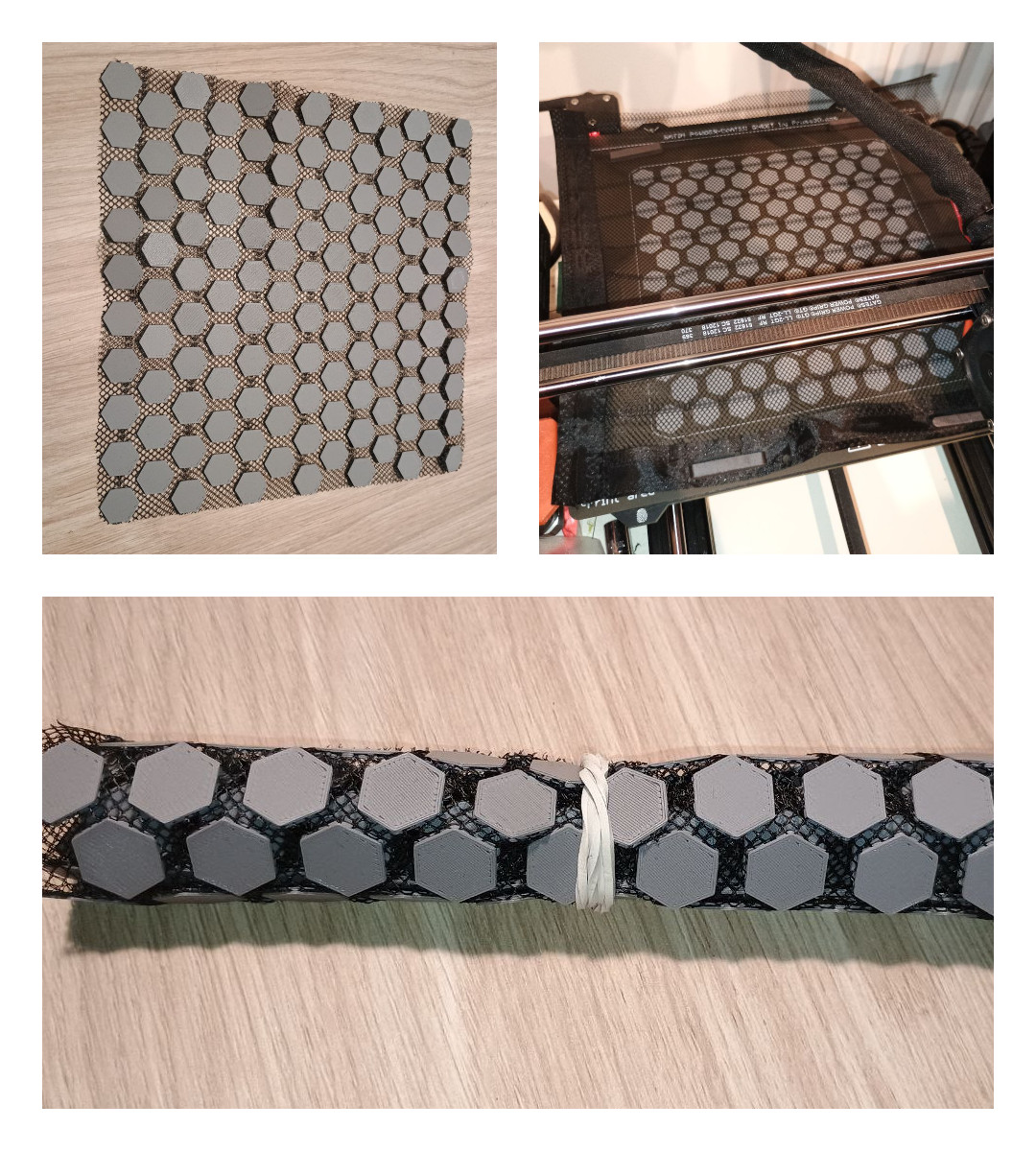 Innovative 3D printed tablecloth and fly screens