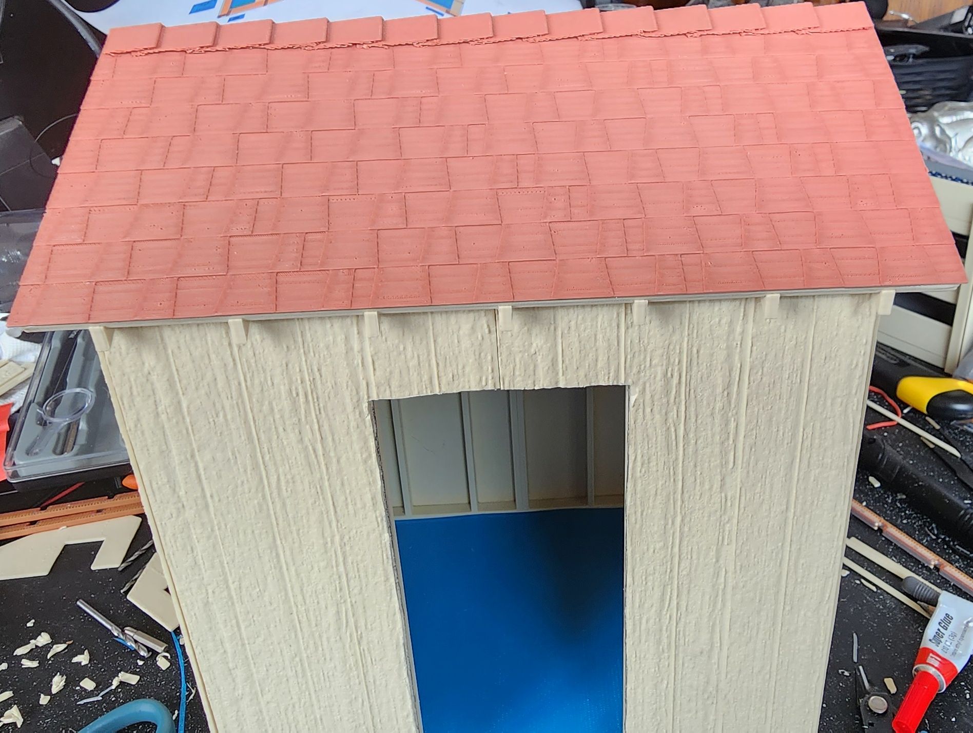 Owens Corning Duration Shingles 4ft x 9ft 4in 1-12 Scale Roof