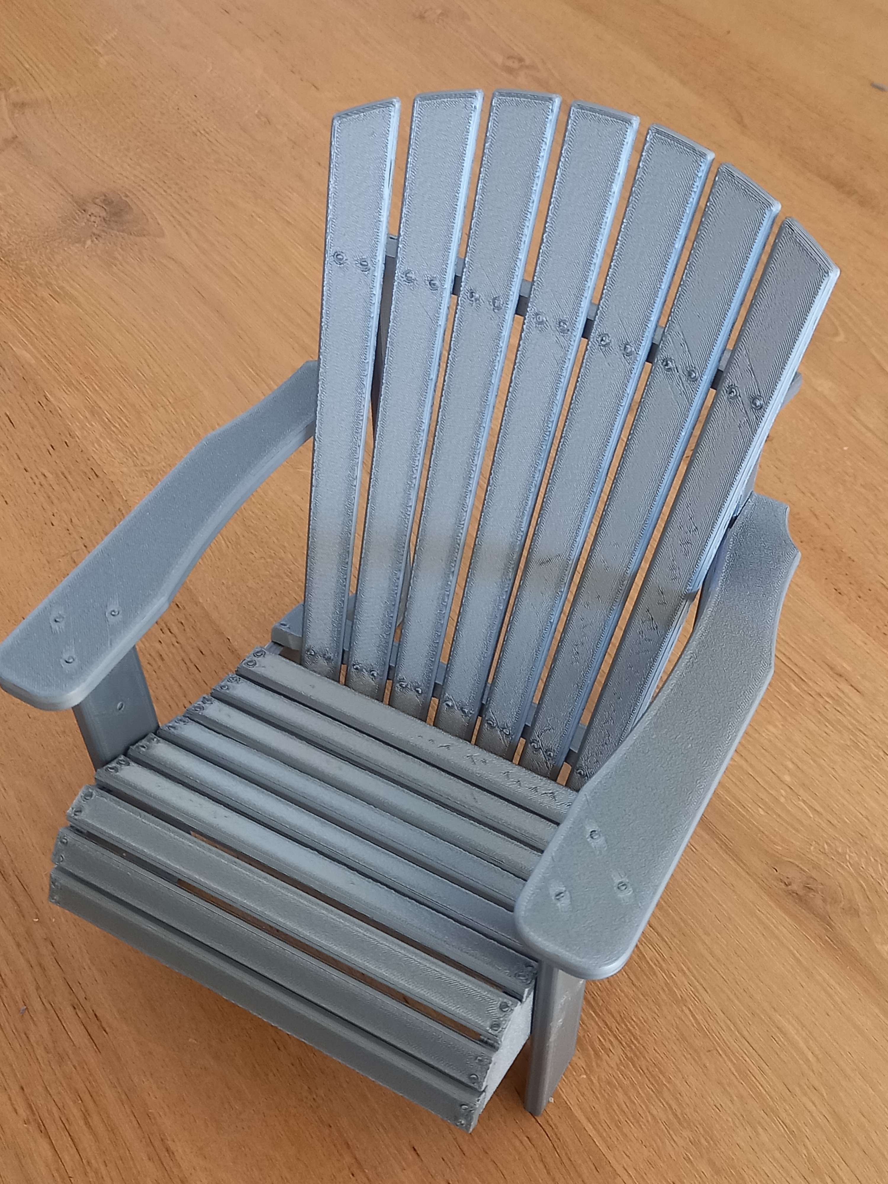 Adirondack chair (1:5 scale) with dowels