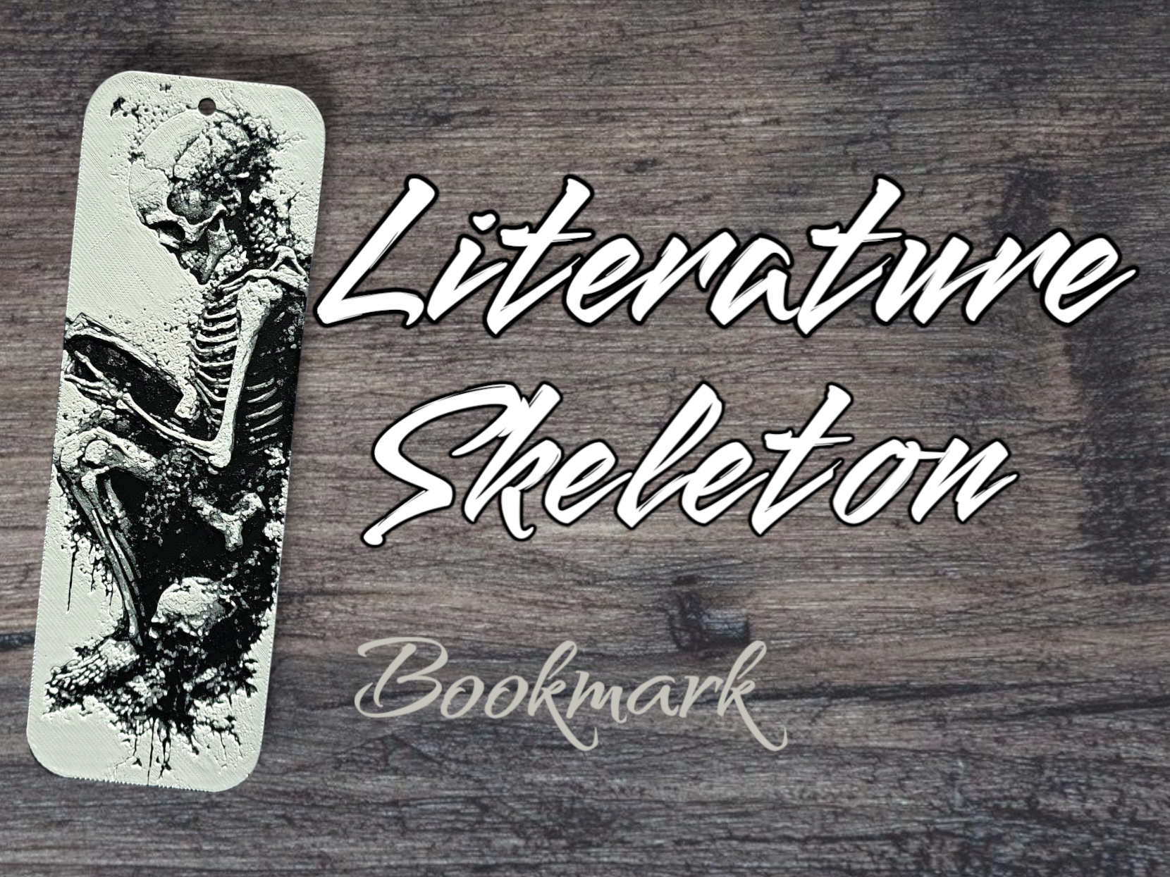 Literature Skeleton - Bookmark
