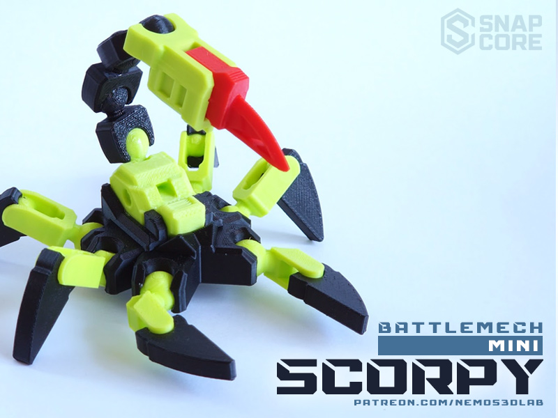 BattleMech Mini - Scorpy