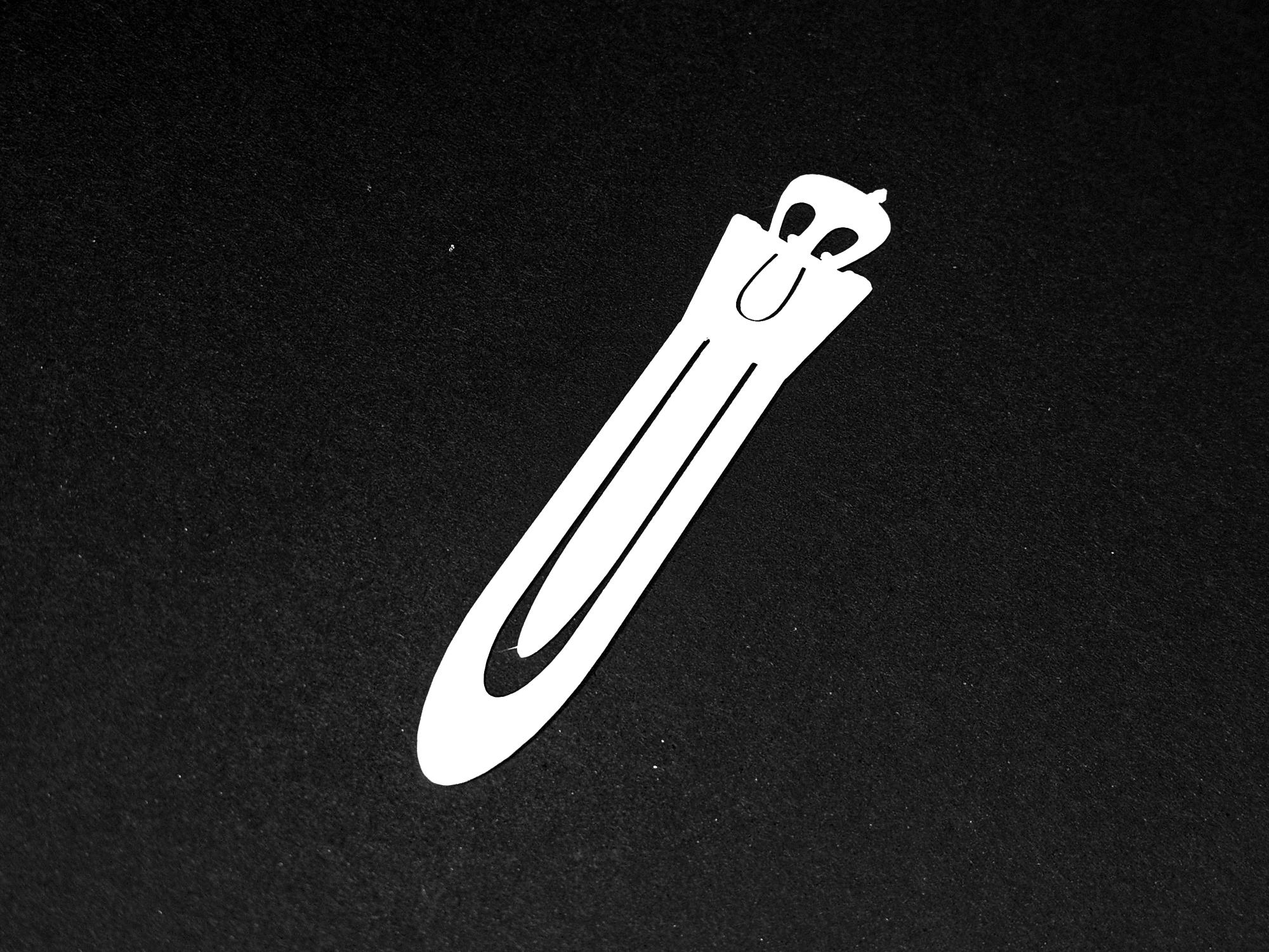 Bookmark/Paperclip Kilroy, long version