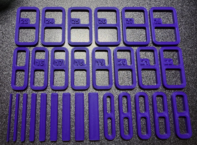 Gridfinity Spacers (Combined into 2 STL files)