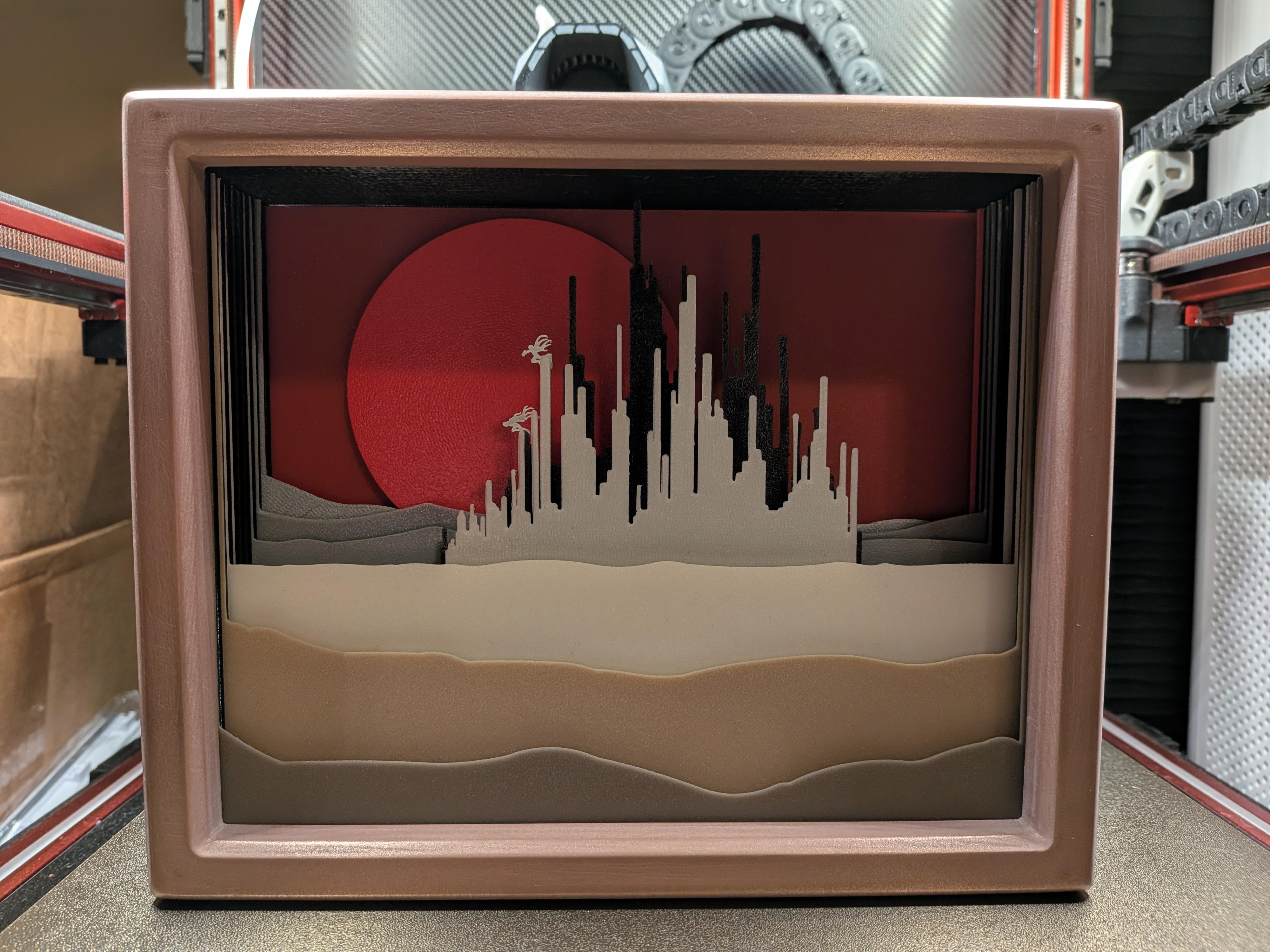 Mistborn Luthadel Shadowbox