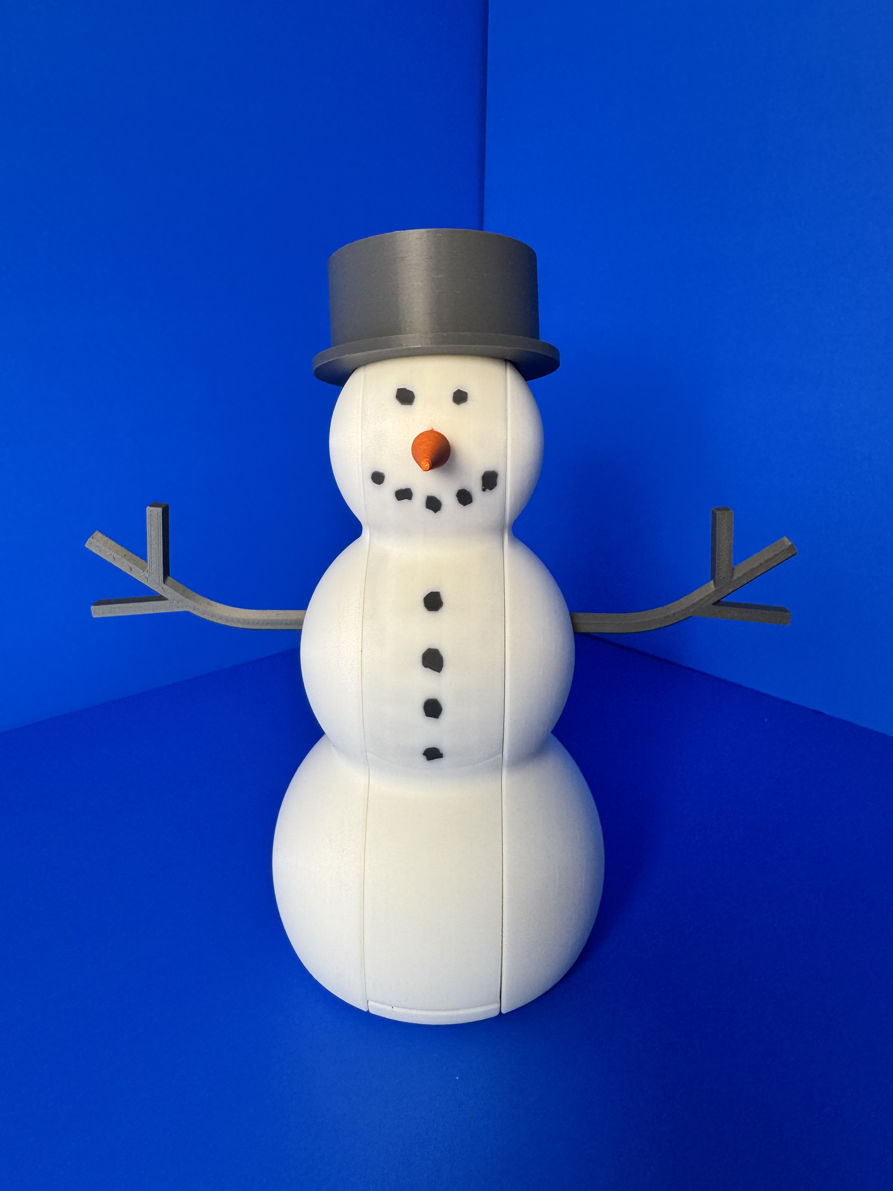 Snowman Nutcracker | No Support — miniatura 2