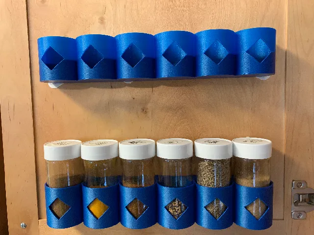 Cabinet Mounted Spice Rack