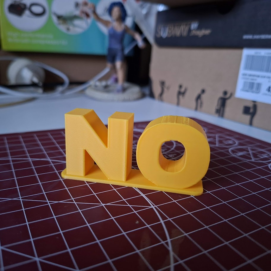 SOLID 3D "NO" 3D model