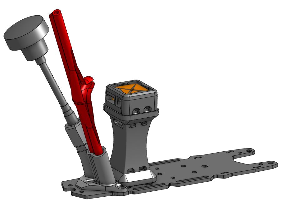 Drone Antenna top plate mounts