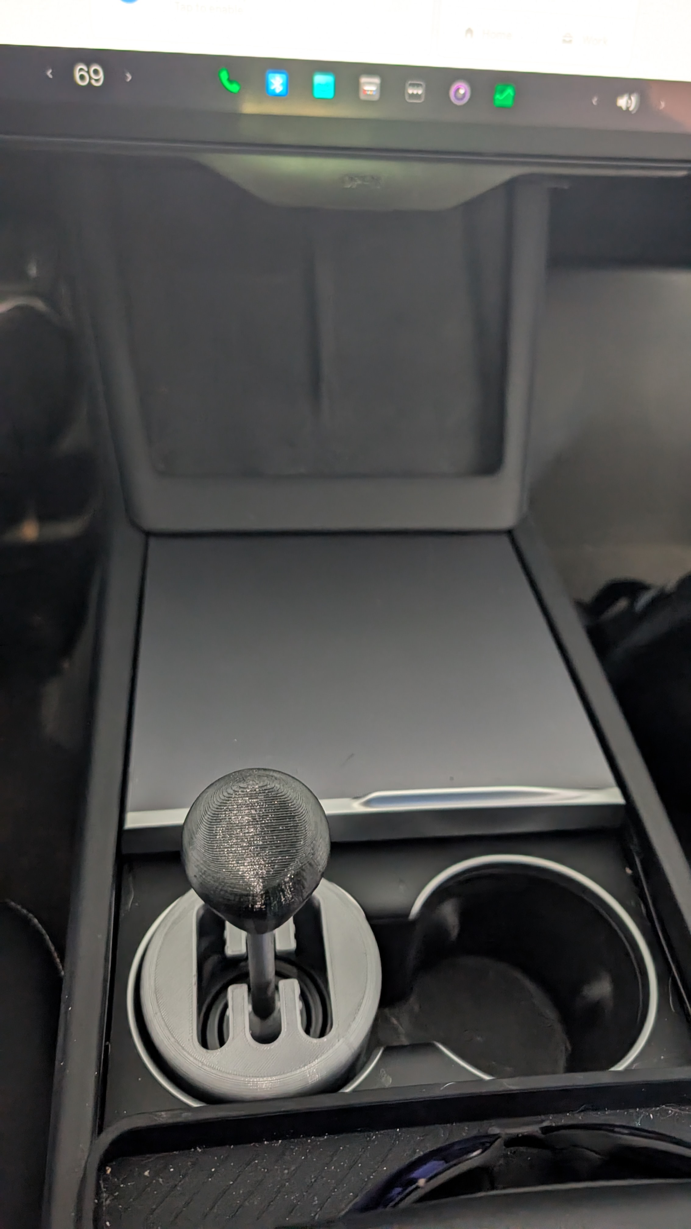 Tesla M3 Highland Cup Holder Gear Shifter V2