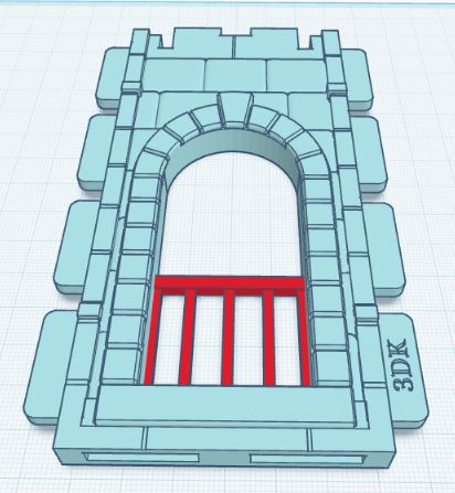 Playmobil Steck Simple Arco Medio Punto Barandilla