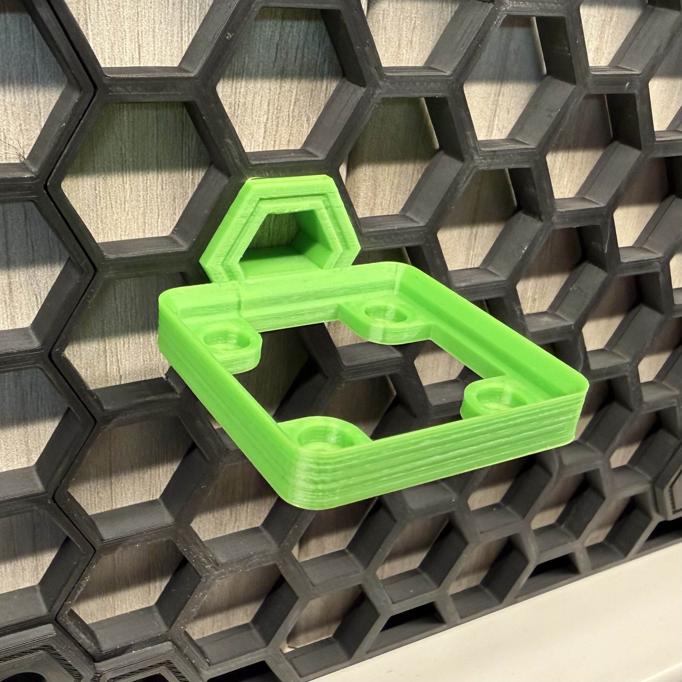 Gridfinity Base with Honeycomb Inserts