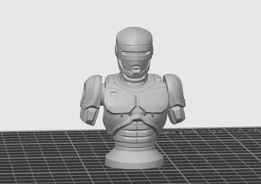 Miniatura 2 do modelo 3D Bust Robocop