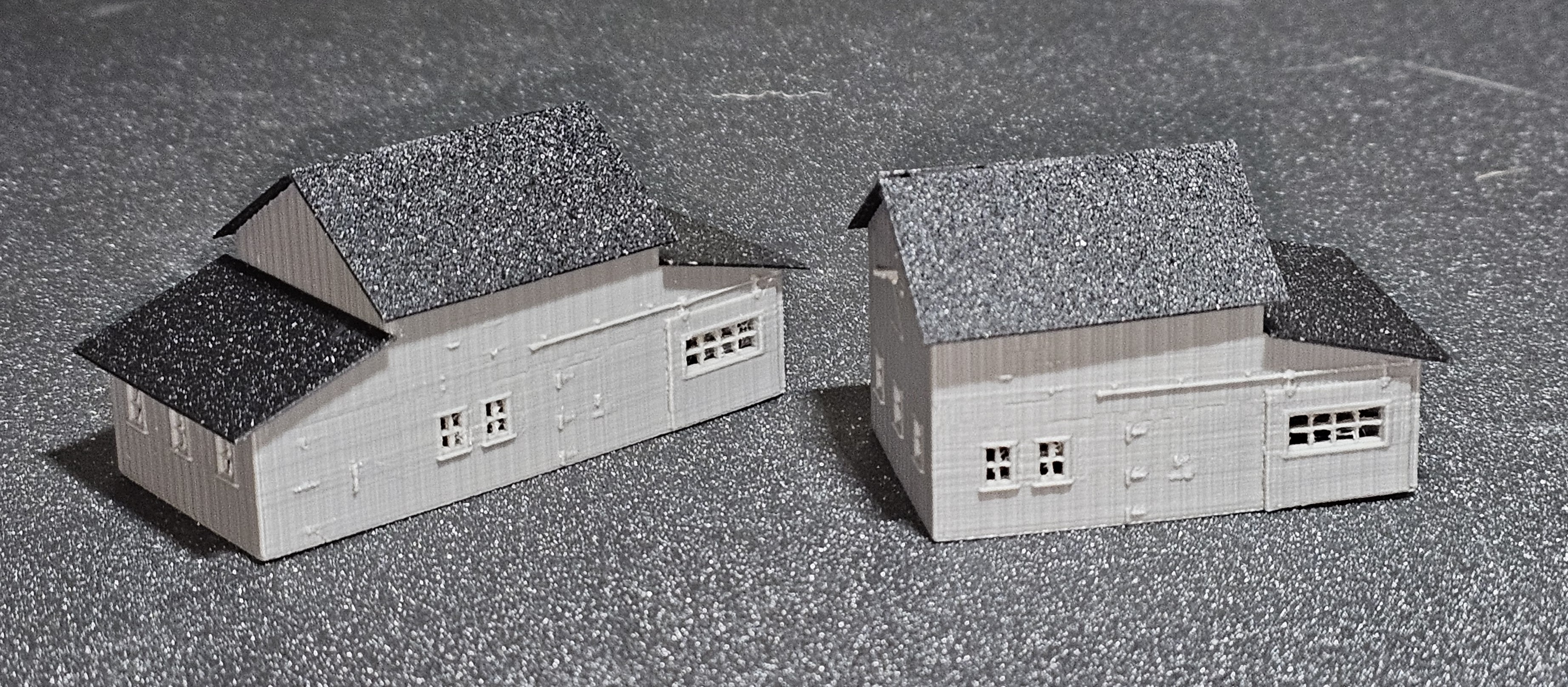 Blacksmith Roofs - N Scale