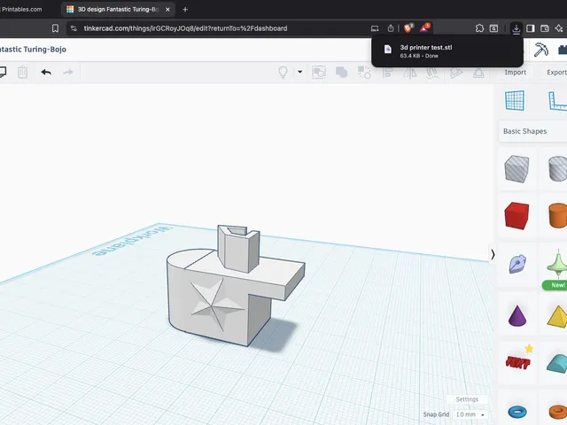3d printer test