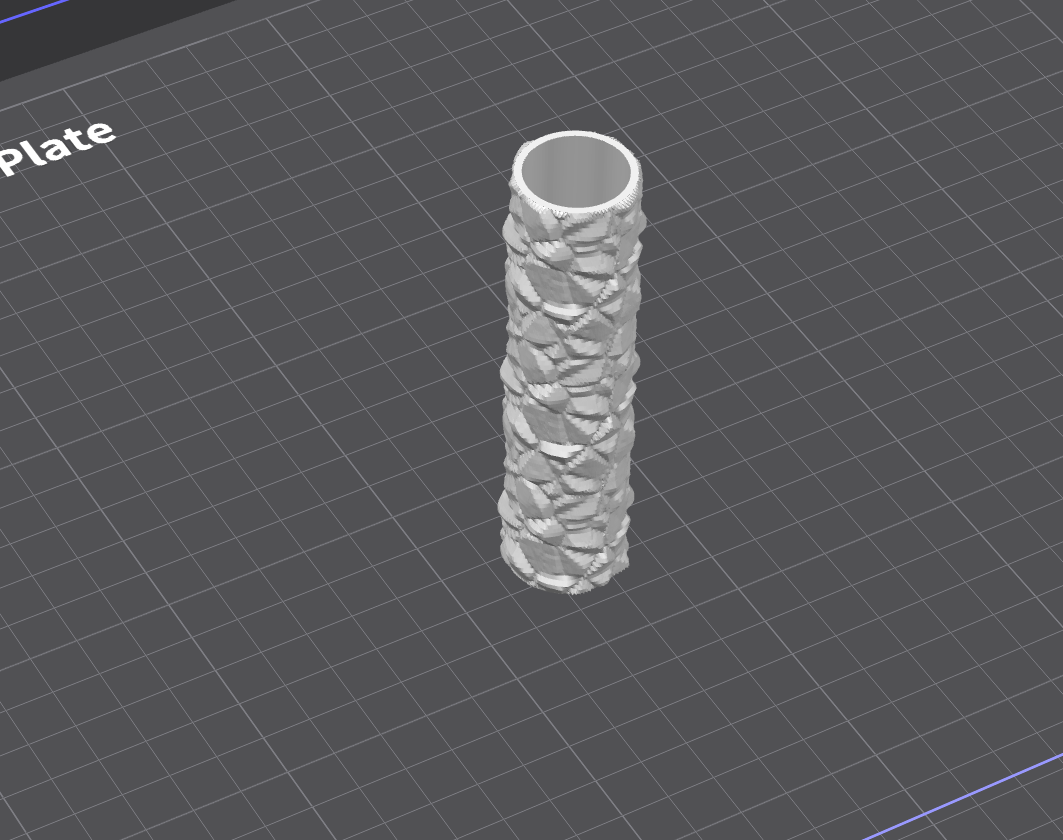Miniatura 4 do modelo 3D Crystal pattern roller