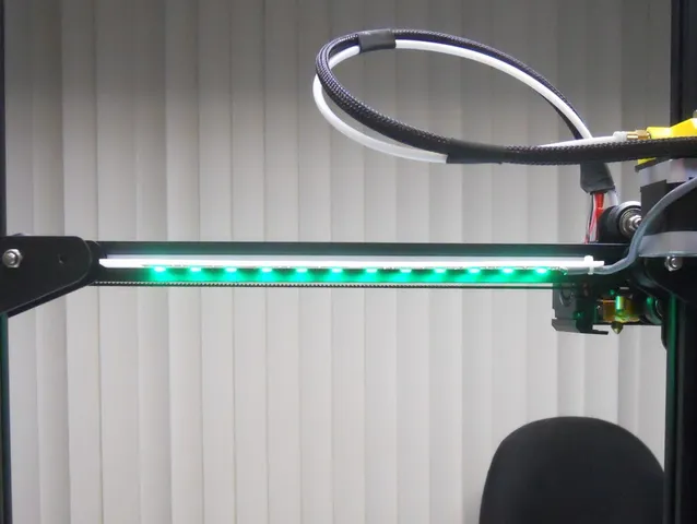 CR-10 X-Axis Led Strip Holder