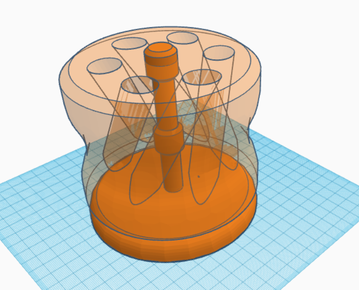 Print in Place Spinning Sharpie holder