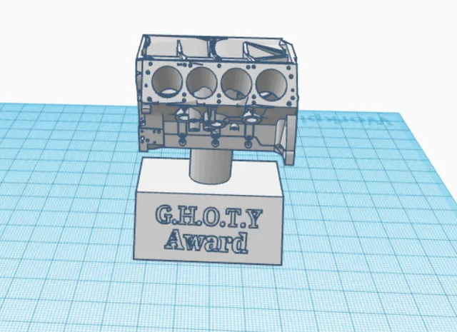 G.H.O.T.Y Award (gearhead of the year)